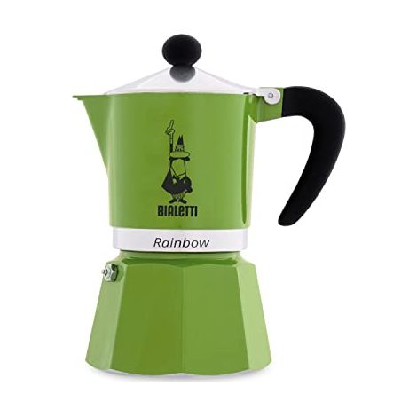 Bialetti Caffettiera Rainbow 3 Tazze Verde (1/4)