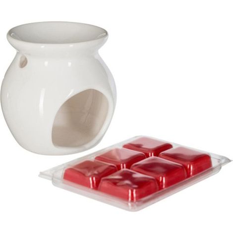 Brûle-Parfum & Cire 30g Fruits Rouges (1/4)