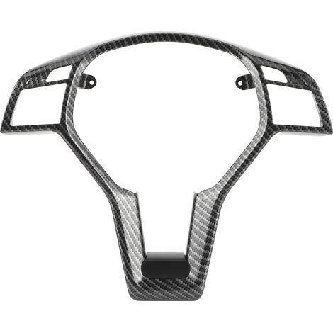 Garniture de Volant, Housse de Volant en ABS Antirouille Style Fibre de Carbone 0994640013 de Remplacement pour Mercedes Classe C E CLA. (1/5)