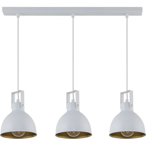 Suspension Mars blanc/or 3xE27 loft Sigma Lighting