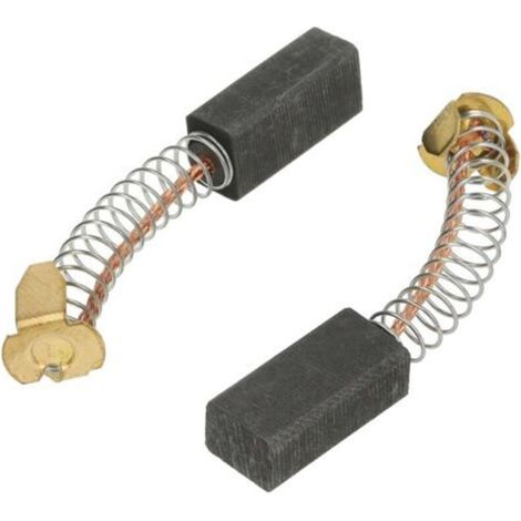 vhbw 2x Balai en charbon, charbon moteur 6mm x 8mm x 18mm pour outils électriques par ex. de AEG, AtlasCopco, noir&Decker, Dewalt, Einhell (1/5)