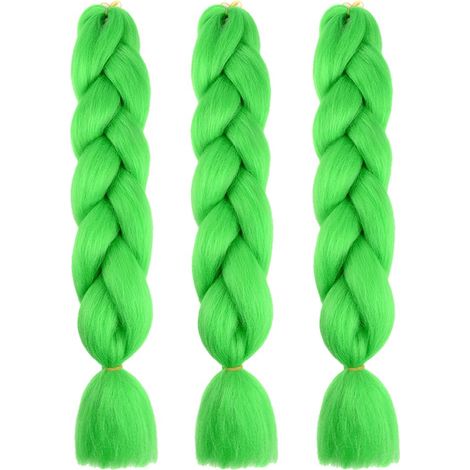 Cheveux Tressés Synthétiques - Résistants à la Chaleur - 60 cm - Pour Tresses Africaines - 3 Paquets (300 g) (1/5)