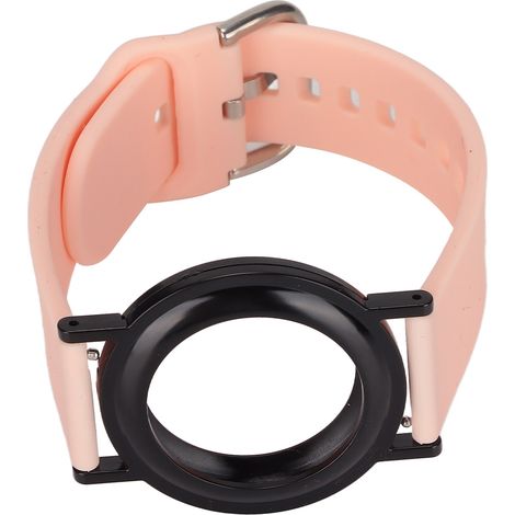 Bracelet de montre pour iOS avec localisateur, bracelet en silicone multifonctionnel anti-rayures pour tout-petits, enfants et personnes âgées, rose