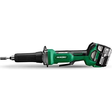 Meuleuse droite sans fil HiKOKI avec interrupteur Paddle GP18DB (5,0), mallette de transport (1/2)