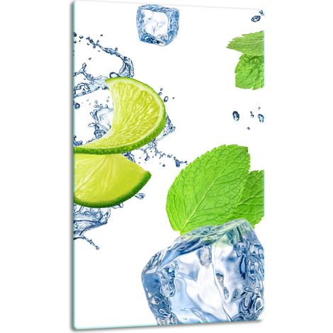 Glasplatte, Tischplatte, 30x52 Eis (1/5)