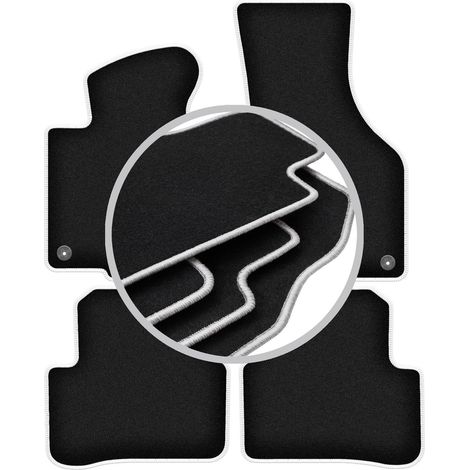 Alfombrillas CARLUX-SILVER para Volkswagen Passat B6 sedán, familiar, variante (2005-2010)