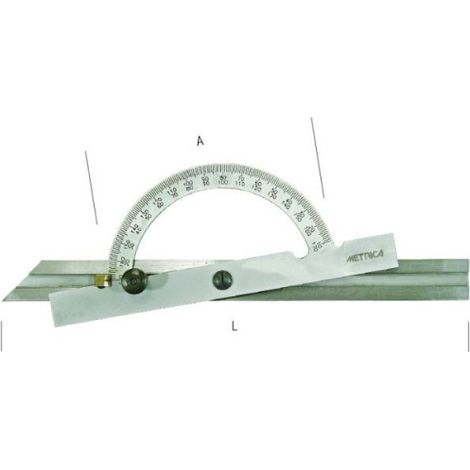Rapporteur à règle coulissante METRICA 36542 – Ø200 mm avec règle 400 mm