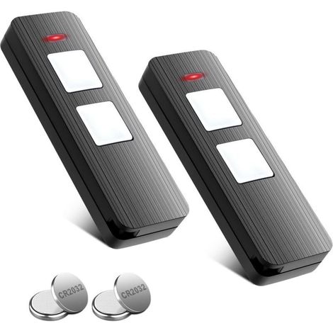 Lot de 2 Télécommande Pour Porte de Garage 868 MHz - 2 Canaux - Compatible avec Sommer S10019-00001, 4018V000, 4019V000 - Rolling Code