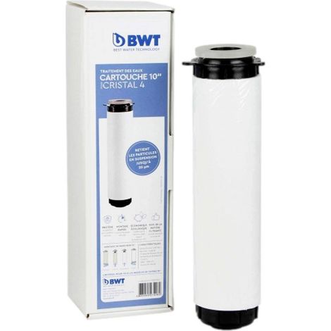 BWT – Support pour carter Permo avec manchon 20 µm – Finesse de filtration 20 µm – Compatible modèles 10'' – Montage rapide et réutilisable