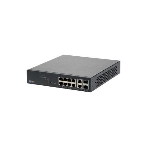 Axis 01191-002 switch di rete Gestito Gigabit Ethernet (10/100/1000) Supporto Power over Ethernet (PoE) Nero (1/2)