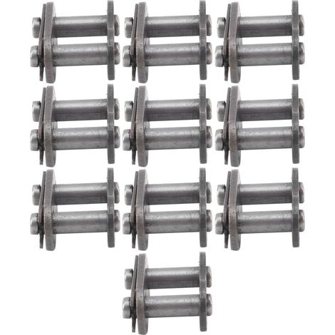 10 Pièces Maillon Maître Chaîne 428 Acier pour Motos - Connexion et Joint de Chaîne (1/5)