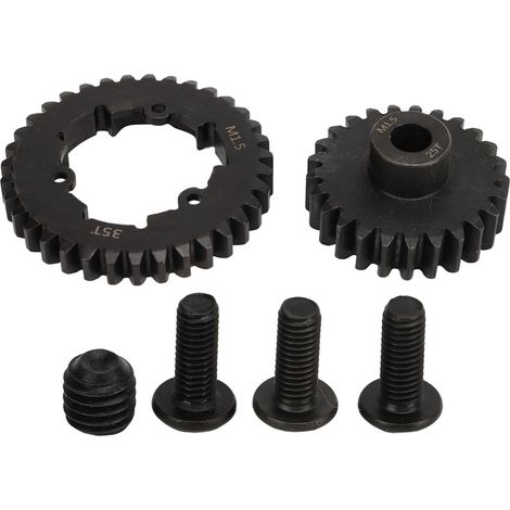 Jeu d'engrenages en acier pour voiture RC, avec pignon moteur 35T, adapté aux accessoires TRAXXAS 6S 8S 1/5, 25T (1/5)
