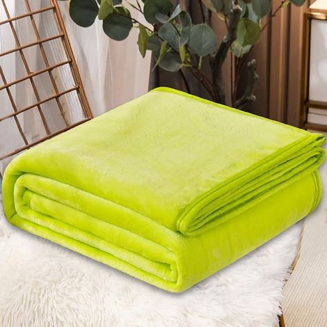 Couverture - Flanelle - 70 x 100 cm - Pour Lit Canapé Fauteuil Relax - 1 Pièce (1/5)