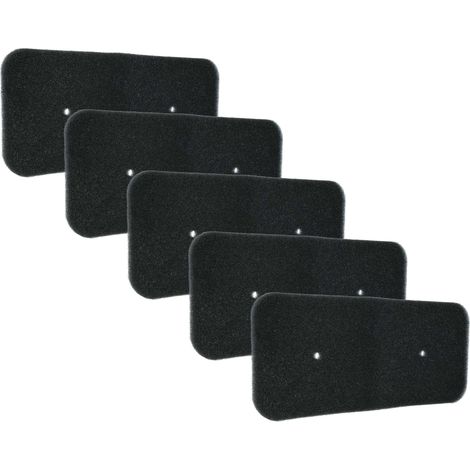 vhbw 5x filtro de esponja compatible con Candy CS H10A2DE-S 31100933, CS H7A2LE-S 31100947, CS H7A2DE-S 31100925, CS4 H7A1DE-S 31100963 secadoras ropa