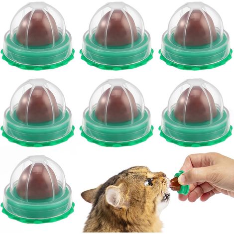 10 PièCes Friandises pour Chats avec Cataire Boules De Friandises pour Chat LèChant Collations pour Chatons Vitamines Et Oligo-ÉLéMents pour Soins Urinaires Et Hydratation (1/5)
