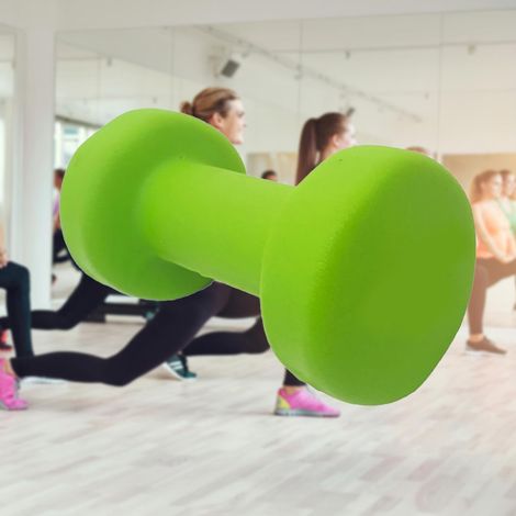 TRADE SHOP - Manubrio Singolo 1 Kg In Vinile Allenamento Esercizi Casa Palestra Workout Fit - (1/3)