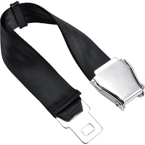 Rallonge de ceinture de sécurité avion universelle réglable, extension de ceinture pour confort et sécurité passager