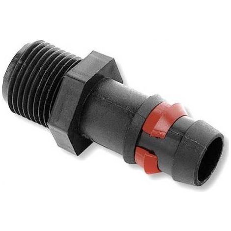 Jonction mâle de securité pour micro irrigation 3/4-16mm