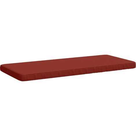 1-teiliges Bankkissen VUGHT 100 % Polyester Rot 120 x 50 x 5 cm vidaXL (1/5)