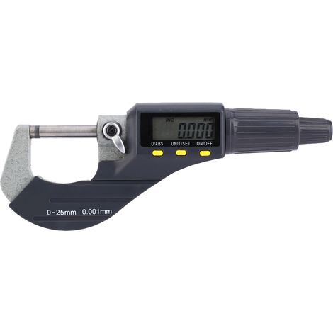 Micromètre électronique numérique 0,001 mm, micromètre d'extérieur, pied à coulisse 0-25 mm (1/5)