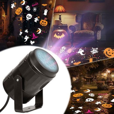 Projecteur d'Halloween - Décoration d'Halloween - Projecteur d'Halloween extérieur/intérieur - Projecteur LED étanche - (1/5)
