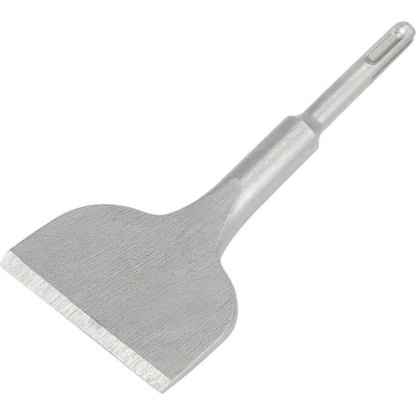 Ciseau à carrelage coudé robuste à tige SDS Plus de 75 mm (3 po) de large, 180 x 75 mm (1/5)