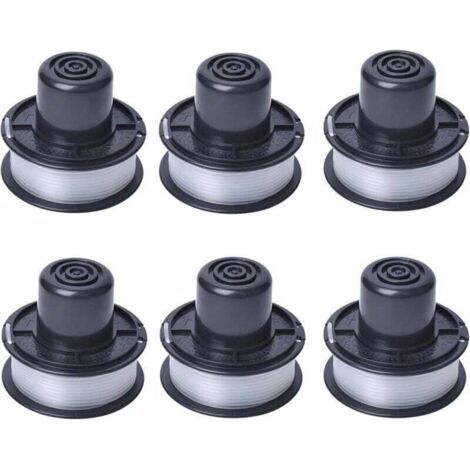Bobine de fil A6226 - Compatible avec Auftipp Coupe-herbe automatique GL250 / GL310 / GL360 / GL360SB - 6m ligne - 6-pack (1/4)