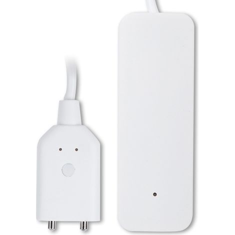 Alarme de fuite d'eau sans fil Wi-Fi intelligente avec notifications de détection de débordement et d'inondation. Compatible avec Tuya. (1/5)