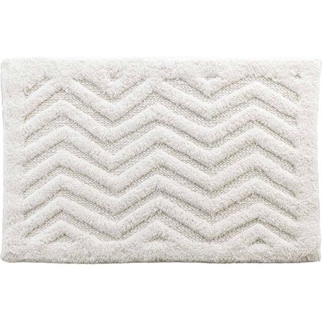 Badematte ANGELIS, 100% Baumwolle, ecru, 50 x 80 cm