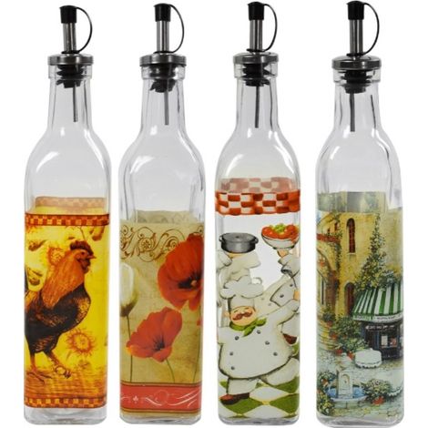 MAURY'S BOTTIGLIA OLIO CON TAPPO VERSATORE 0,5 LT ASSORTITO