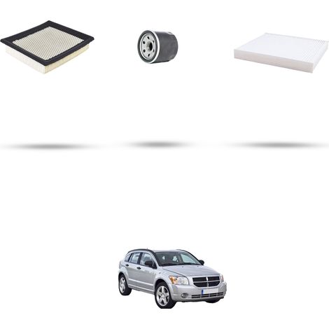 Kit tagliando 3 filtri compatibile con Dodge Caliber 2.4 16v 125kw dal 2006 (1/5)