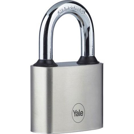 YALE Lucchetto a disco in ferro Y112/40/124/1 40 mm con arco corto (1/5)
