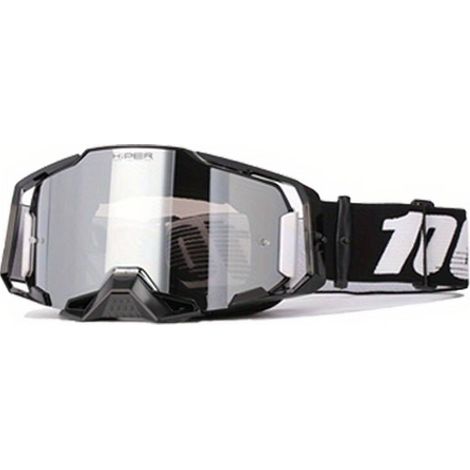 Lunettes de motocross haut de gamme - Verres HD, antibuée, parfaites pour la moto, le ski, le VTT et le cyclisme (1/5)