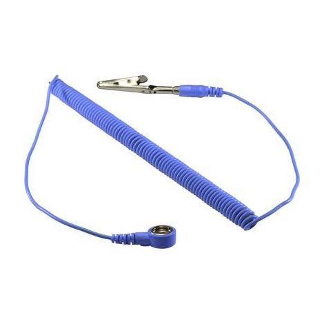 Câble de mise à la terre antistatique (ESD) TRU COMPONENTS SpKL-10-183-SK 1571685 1.83 m 1 pc(s)