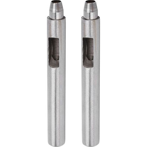 2Pcs Emporte-pièce Rond Cuir 7mm, Outil de Perçage Artisanal pour Trous, Fournitures Quincaillerie DIY (1/5)