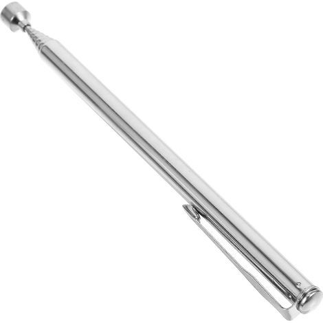 Teleskopierbarer magnetischer Müllgreifer für den Außenbereich, flexibler magnetischer Müllgreifer – 65,5 x 1 cm – Silber (1/4)