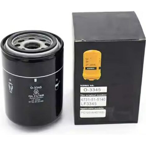 Oil filter element for excavator 6732-51-5142 6732515142 B7420 84422 (1/3)