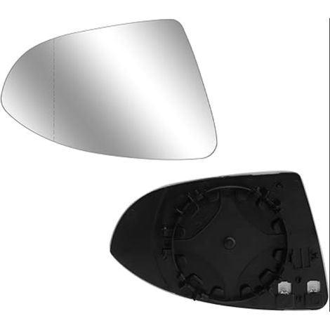 Glace Retroviseur 7 Miroir Verre de Rétroviseur Gauche Côté Conducteur pour 7 Convexe Dégivrant Chauffant Asphérique avec Plaque de Support (1/5)
