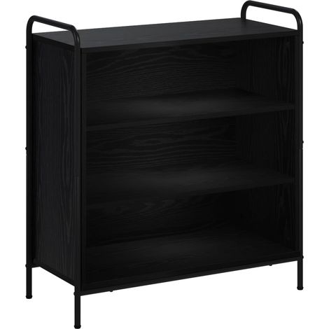 Buffet Chêne noir 97 × 33 × 81 cm Bois d'ingénierie (1/5)