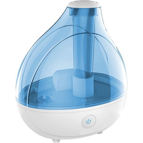Humidificador de aire ultrasónico, depósito de agua de 1,5 L, aplicación inteligente, sensor de humedad, blanco. (1/5)