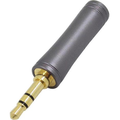 3,5-mm-Klinkenstecker auf 4,4-mm-Klinkenbuchse, vergoldeter Adapter – Tragbar, robust und ausbalanciert für den Langzeitgebrauch – 5 cm