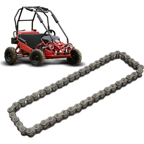 Accessoires pour karting : chaîne 48 pour karts 150 cm³ et 250 cm³ Sunl Hammerhead Kandi Jcl TaoTao