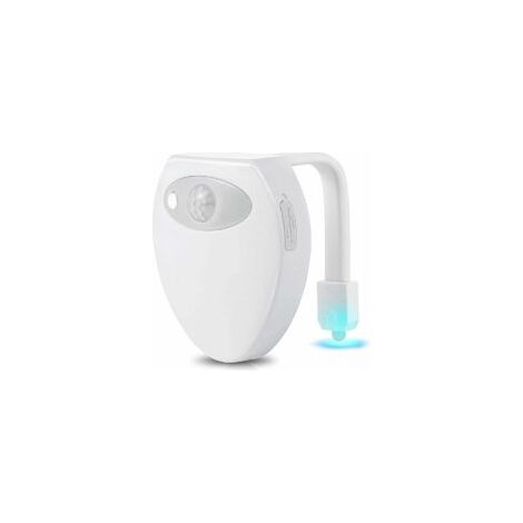 EASYCOMFORT Lampe de Toilette Veilleuse LED Rechargeable 8 Couleurs pour WC Salle de Bain/Seau d'aisances/toilettes/Cabinet/Lavabo/Hôtels, Cafés (1/4)