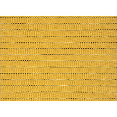 Set de Table Curry 33 x 45 cm en PVC et Polyester avec Tissage Jacquard et Découpe Laser - PANGIVO