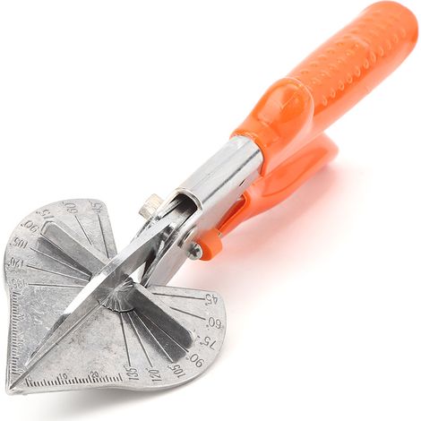 Ciseaux à angle 45‑135 degrés, portables, à lame en acier 45, coupe-fils pour tuyaux PVC (1/5)