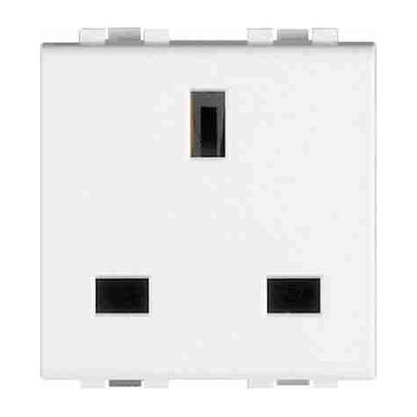 Prise modulaire BTIN4150 2P+T 13A 250 Vca, norme britannique