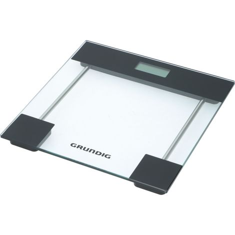 BASCULA DE BAÑO GRUNDIG DIGITAL CRISTAL TRANSPARENTE (1/2)
