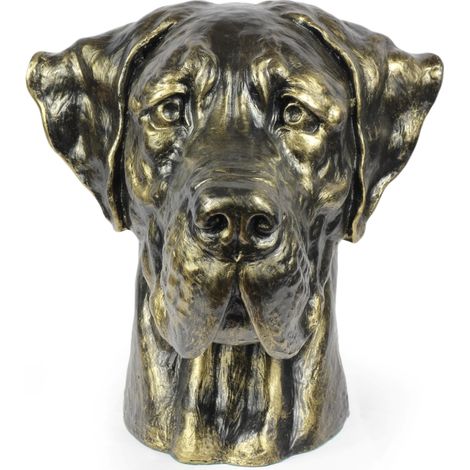 Grand Danois III - urne funéraire pour chien, buste de chien, grande tête de chien pour le jardin par Art-Dog (1/5)