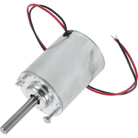 Moteur à Courant Continu Micro, Moteur à Grosse Vitesse, Argenté, Cuivre et Acier, pour Machines à Barbe à Papa, Loisirs Créatifs et Projets DIY (1/5)