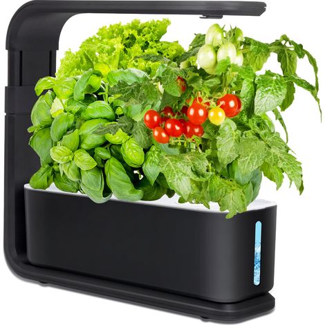 Kit per giardino di erbe aromatiche da interno, sistema idroponico, kit di germinazione con timer automatico e luce di crescita a LED, fioriera intelligente regolabile in altezza per casa, cucina, gia (1/5)